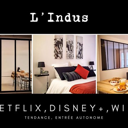 L'Indus 3 Etoiles Wifi, Netflix, Disney, Coeur De Bastide Villefranche-de-Rouergue Bagian luar foto